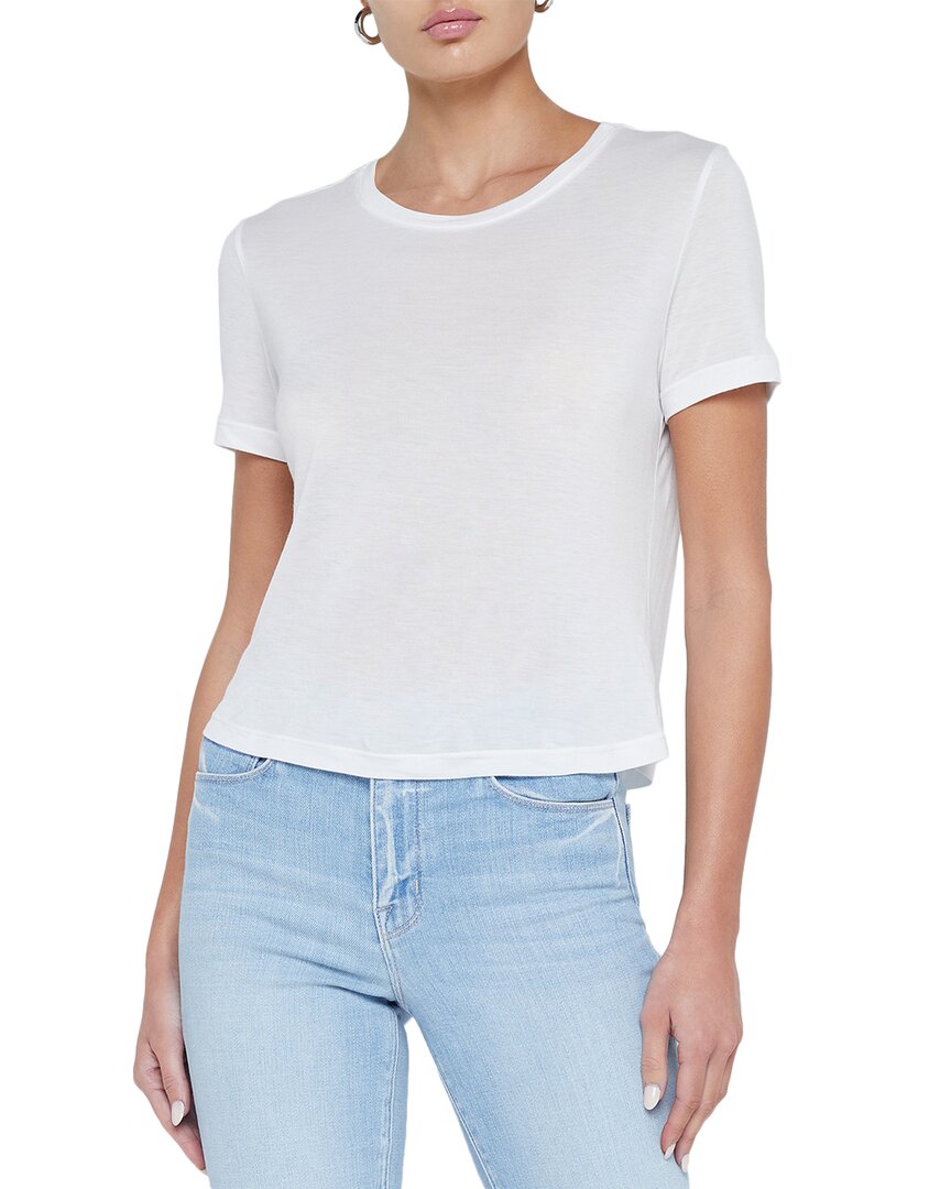 

Футболка с круглым вырезом L'AGENCE Remy L'Agence, белый