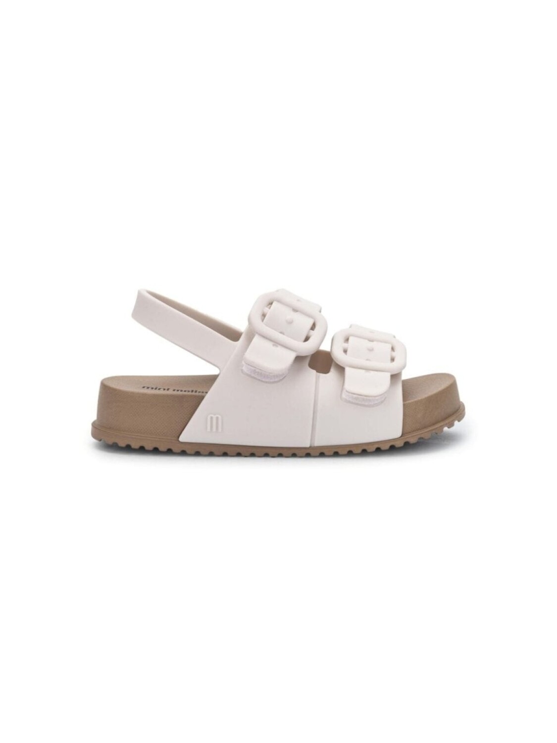 

Сандалии Mini Melissa с двумя ремешками и пряжками, белый