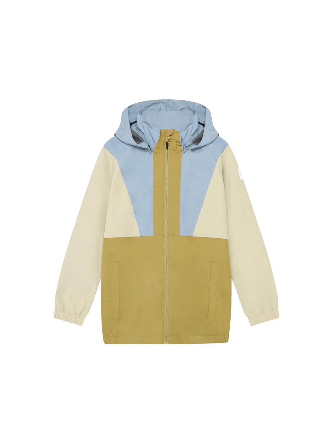 Детская межсезонная куртка Color Kids COJacket - Colorblock бежевого цвета