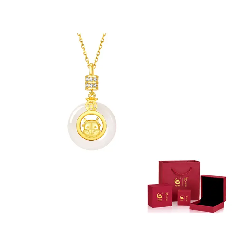 

Унисекс ожерелье из халцедона ZSY