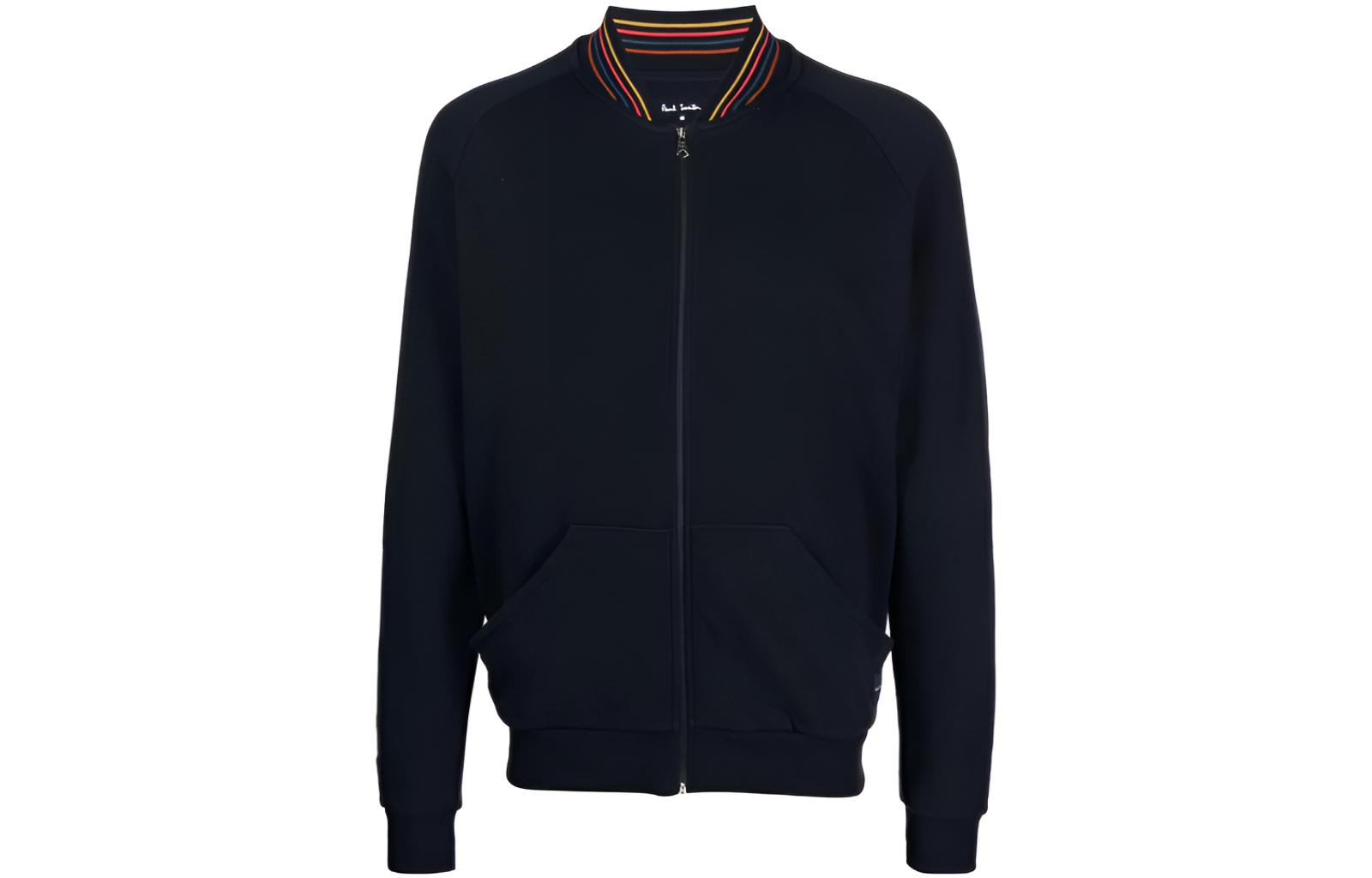 

Paul Smith Хлопковая куртка с полосками, Black