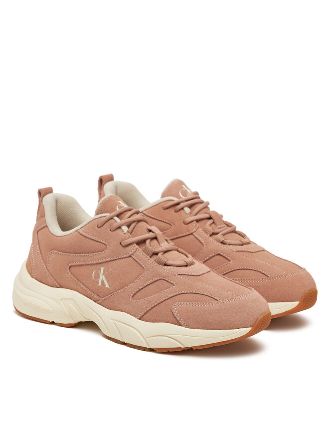 Кроссовки Calvin Klein Jeans Retro Tennis Low Mg Mix Media Wn YW0YW01639, розовый — фото 2