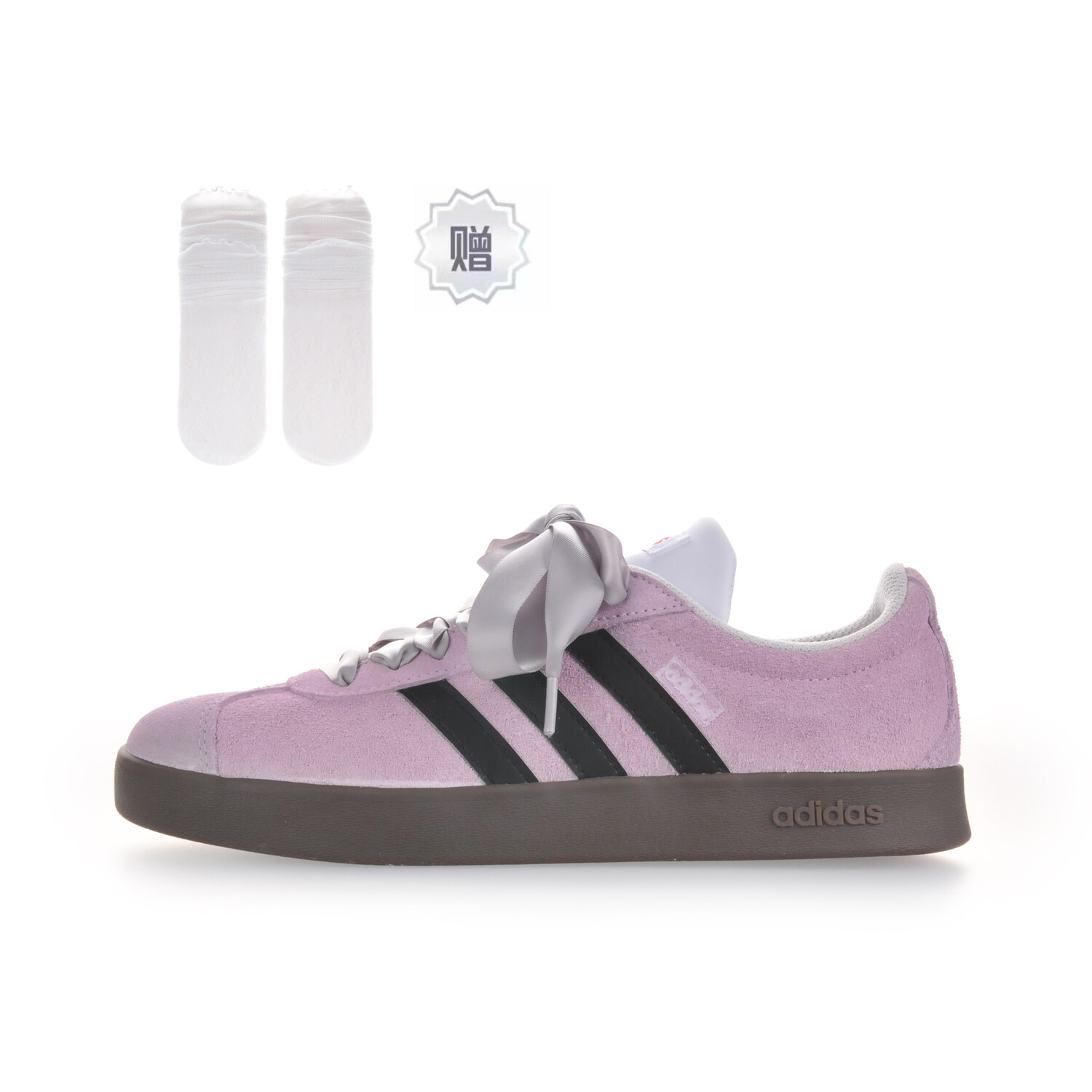 

Кроссовки adidas neo Vl Court Classic Skateboarding Shoes Unisex Low-top Pink, розовый