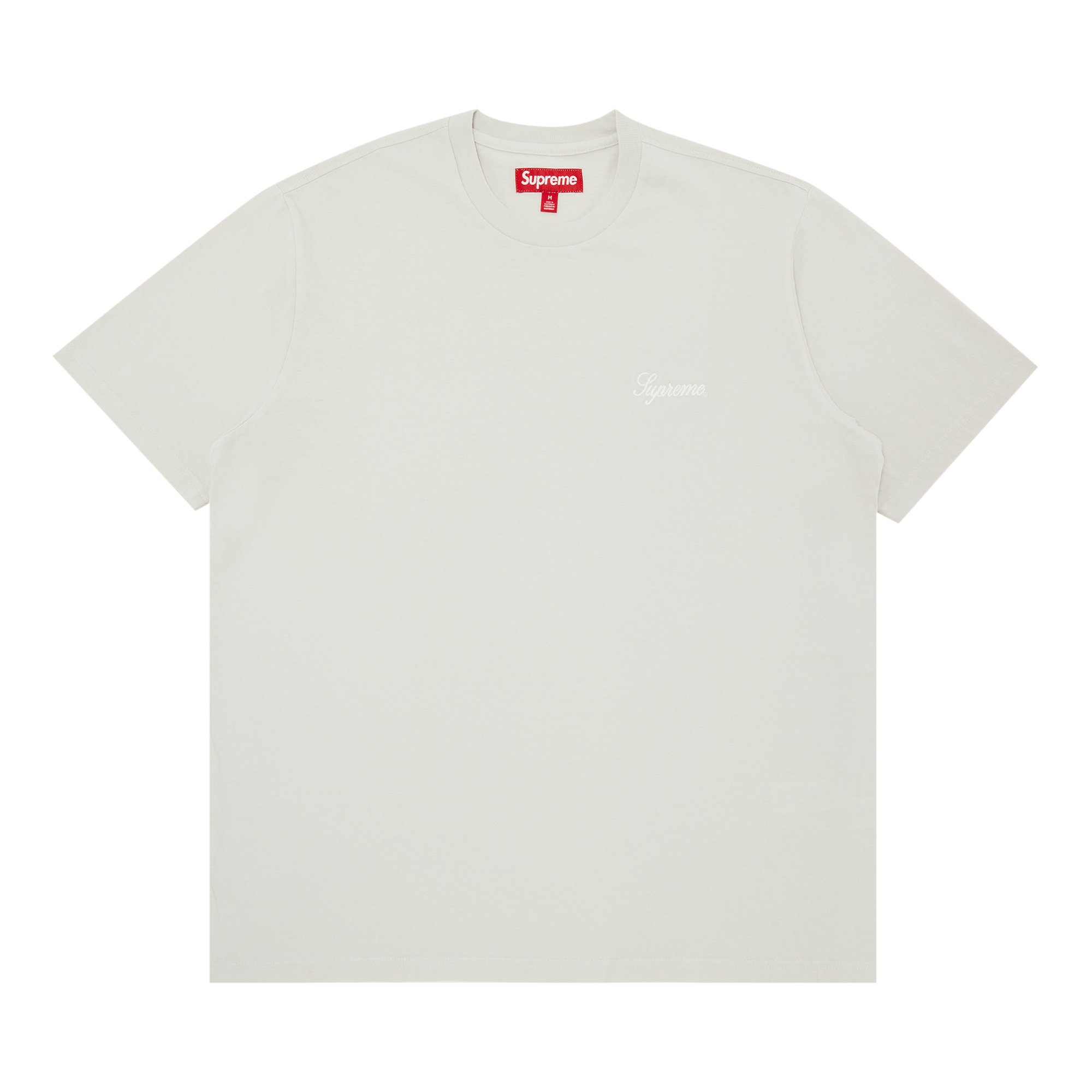 

Топ с короткими рукавами Supreme Washed Script, цвет Серый