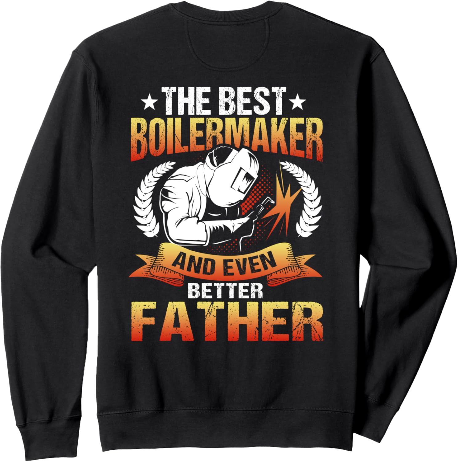 

Толстовка с рисунком отца игрока команды Boilermaker на спине Boilermaker Gift, черный