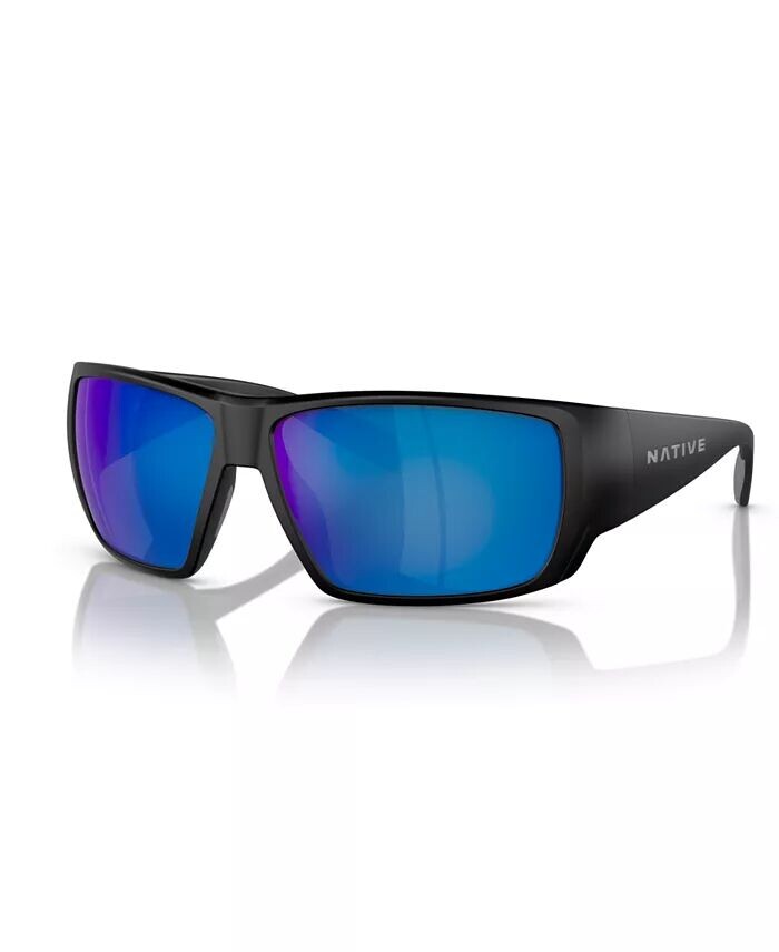 

Мужские поляризованные солнцезащитные очки Native Sightcaster, зеркальные Polar XD9021 Native Eyewear, синий