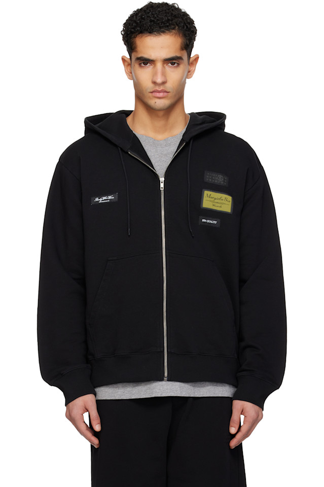 

Толстовка с нашивкой и этикеткой Mm6 Maison Margiela, черный