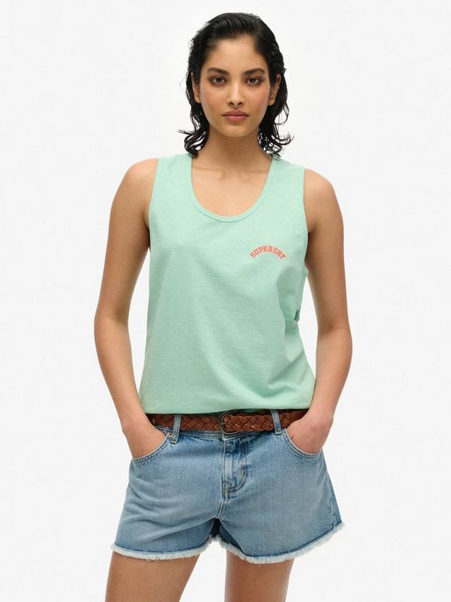 

Футболка Essential Logo с красителем для одежды Superdry, Spearmint Green