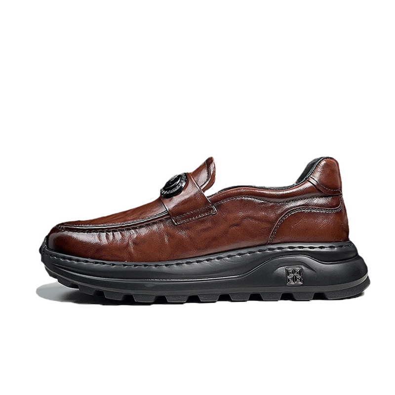 

Devanro Мужские повседневные туфли мужские низкие черно-коричневые, цвет Brown