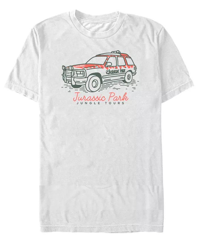 

Мужская футболка с коротким рукавом Jurassic Tour Fifth Sun, белый