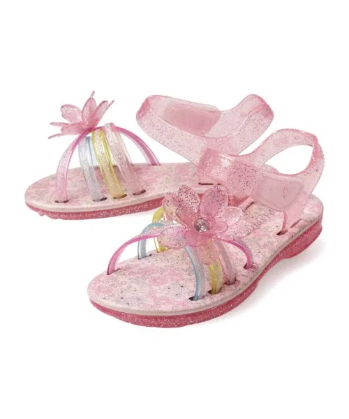 Детские сандалии Kids Foret с цветами и блёстками