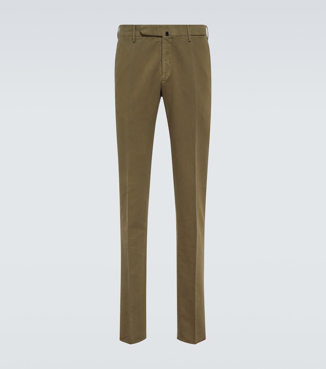 

Узкие хлопковые брюки Slowear, Verde Marcio