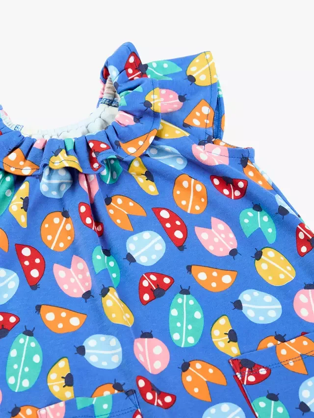 Детский хлопковый комбинезончик Baby Peony, Ladybird Loveliness Frugi — фото 2