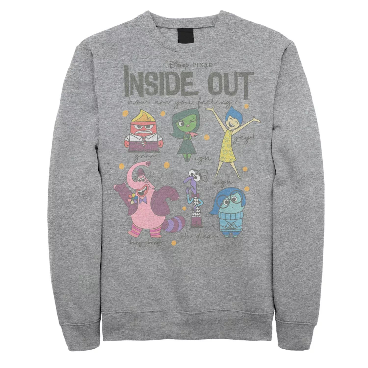 

Мужской свитшот Inside Out How Are You Feeling Group Shot Disney / Pixar