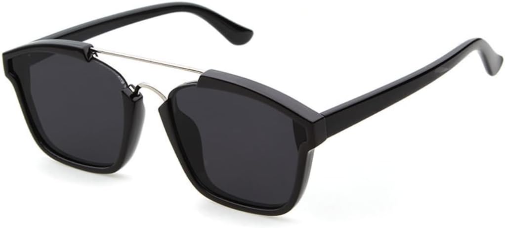 

Солнцезащитные очки с защитой UV400 | Зеркальные линзы, плоская верхняя часть, цветные линзы | Для женщин и мужчин, для занятий спортом на открытом воздухе и вождения DSVIGF, 01