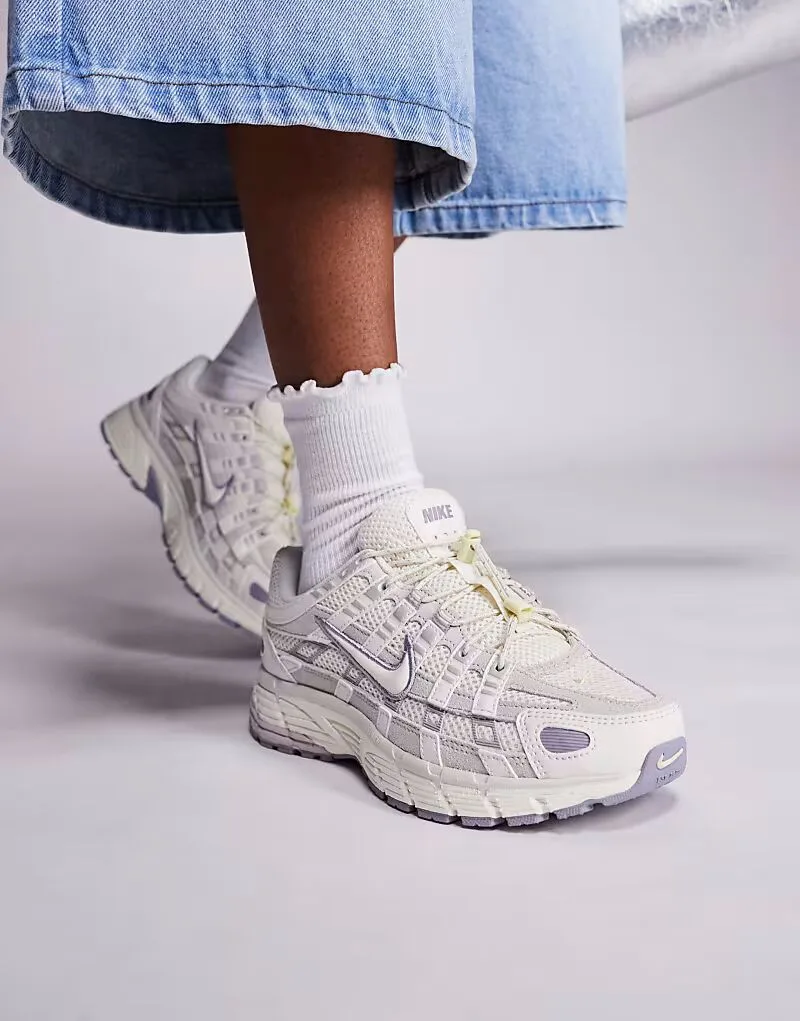 Унисекс кроссовки Nike P-6000 Utility в расцветке Light Bone/Platinum Violet — фото 3