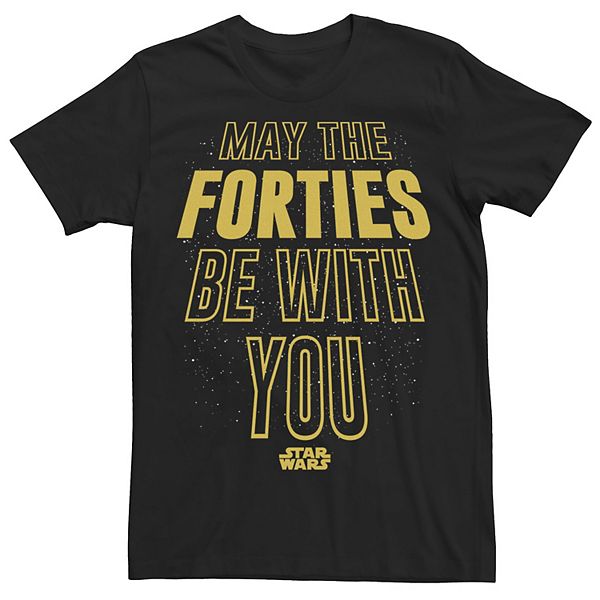 

Футболка Big & Tall Star Wars "May the Forties Be with You" Licensed Character