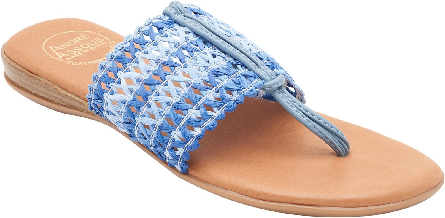 

Сандалии Andre Assous Nice Woven Featherweight Sandal, цвет Woven Blue