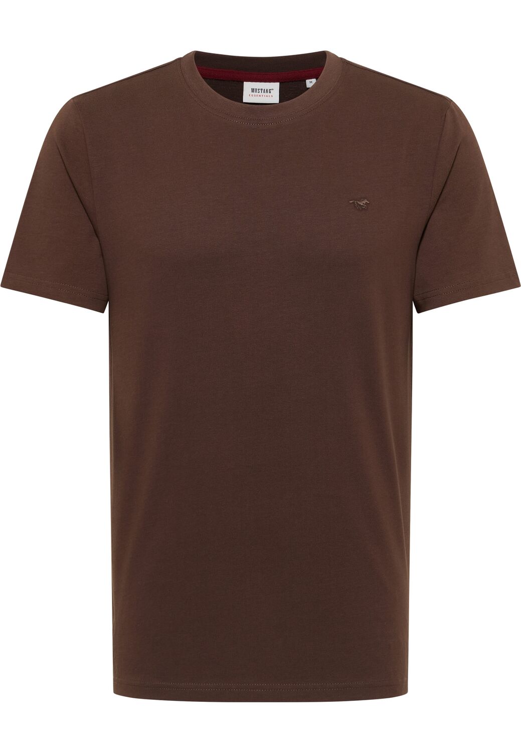 

MUSTANG Футболка 'Austin' в темно-коричневом цвете