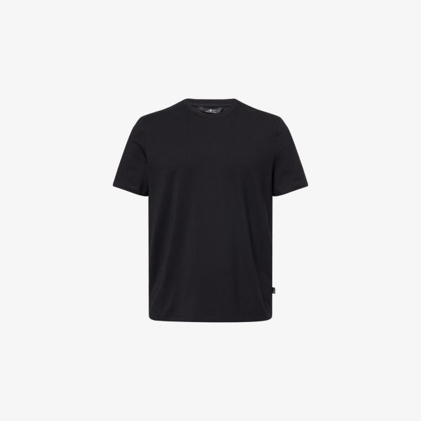 

Футболка 7 For All Mankind с круглым вырезом из стрейч-хлопка, черный