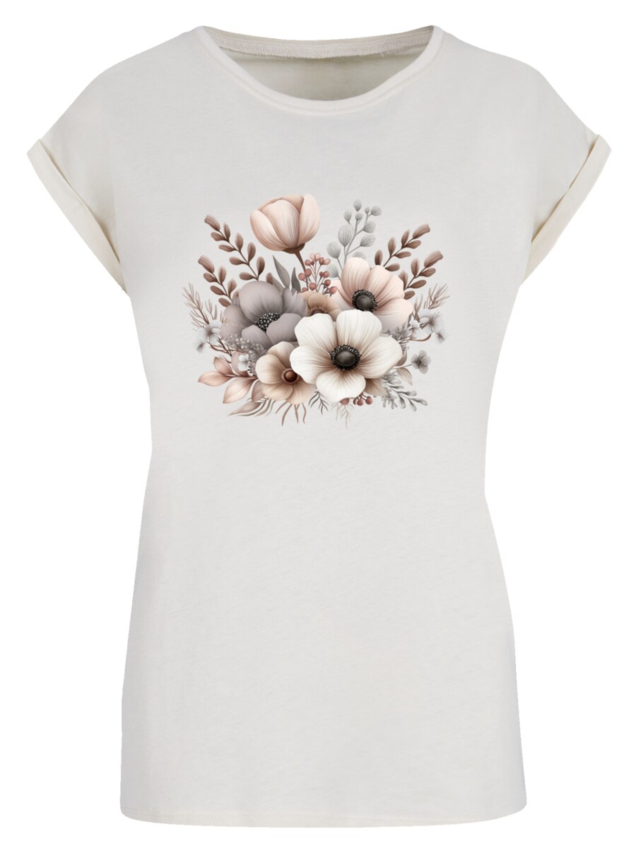 

Рубашка F4NT4STIC Blumenstrauß Boho, цвет Beige/Sand