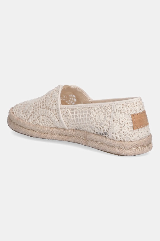 Эспадрильи с кружевной вязкой Toms, бежевый — фото 3