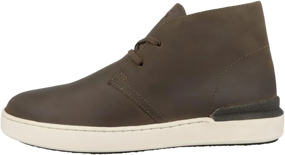 Кожаные ботинки Clarks Court Lite Desert Boot темно-коричневого цвета