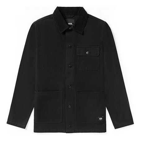 

Куртка men's casual sports black jacket Vans, черный