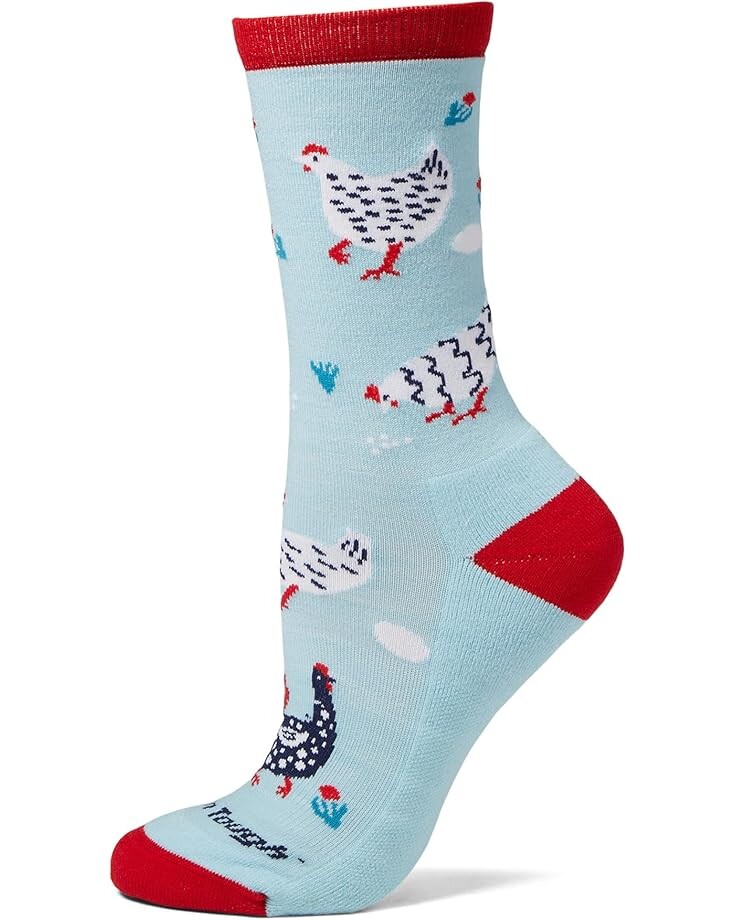 

Носки Darn Tough Vermont Mother Clucker Crew Lightweight with Cushion, цвет Skylight