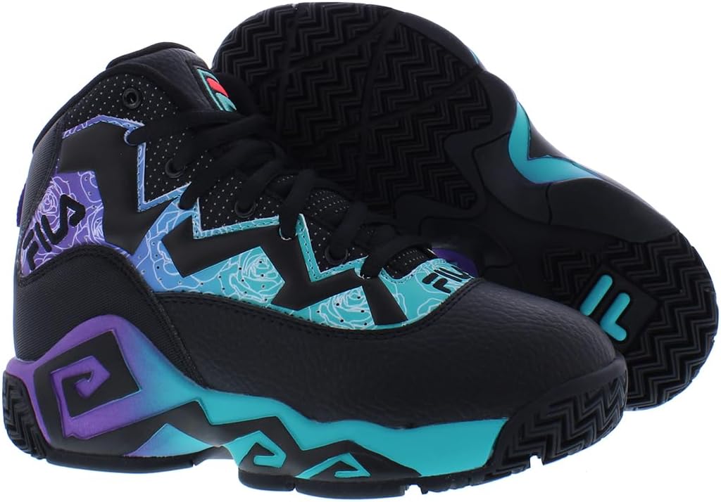 Кроссовки Fila Unisex-Child Kid's Fila Mb, черный/бирюзовый — фото 2
