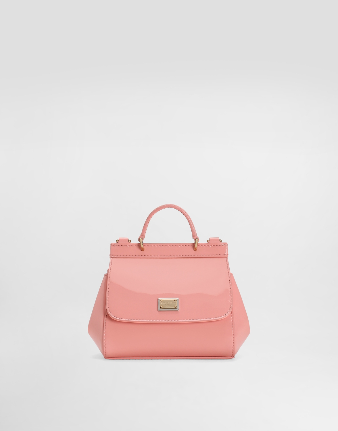 

Сумка Sicily из лакированной кожи DOLCE & GABBANA, розовый