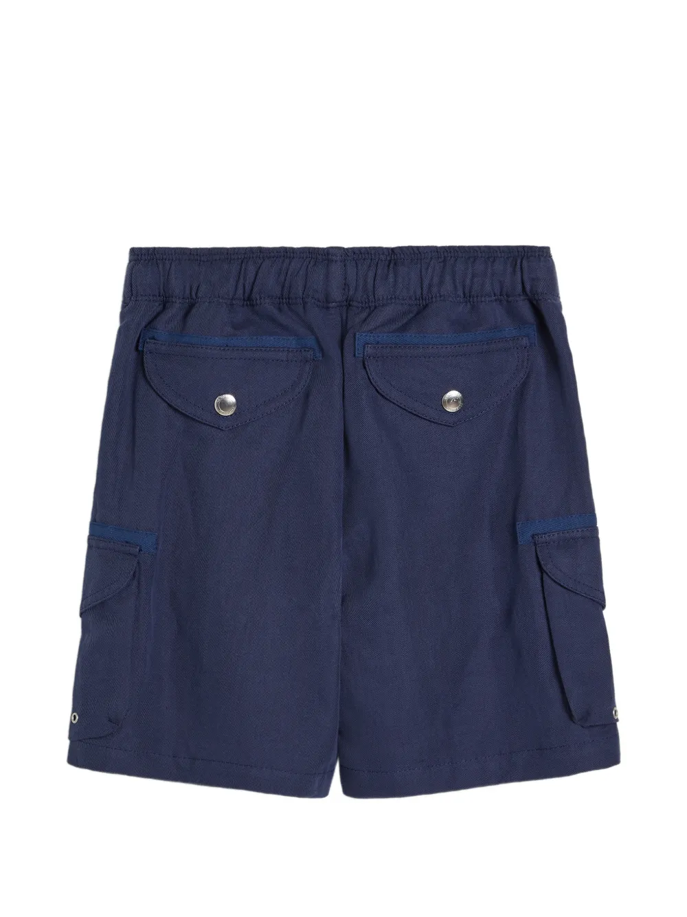 Шорты-карго на завязках Brunello Cucinelli Kids, синий — фото 2