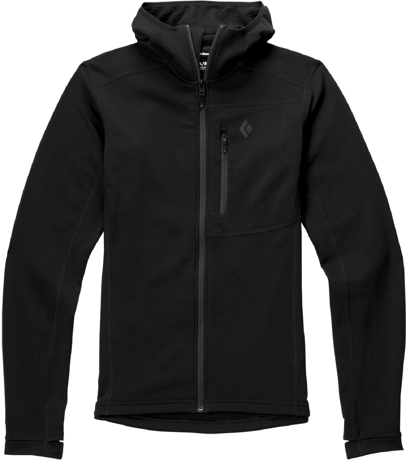 

Кофта на молнии CoEfficient с флисом - Для мужчин Black Diamond, Black