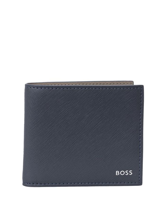 

Кошелёк Zair с двумя отделениями BOSS, синий
