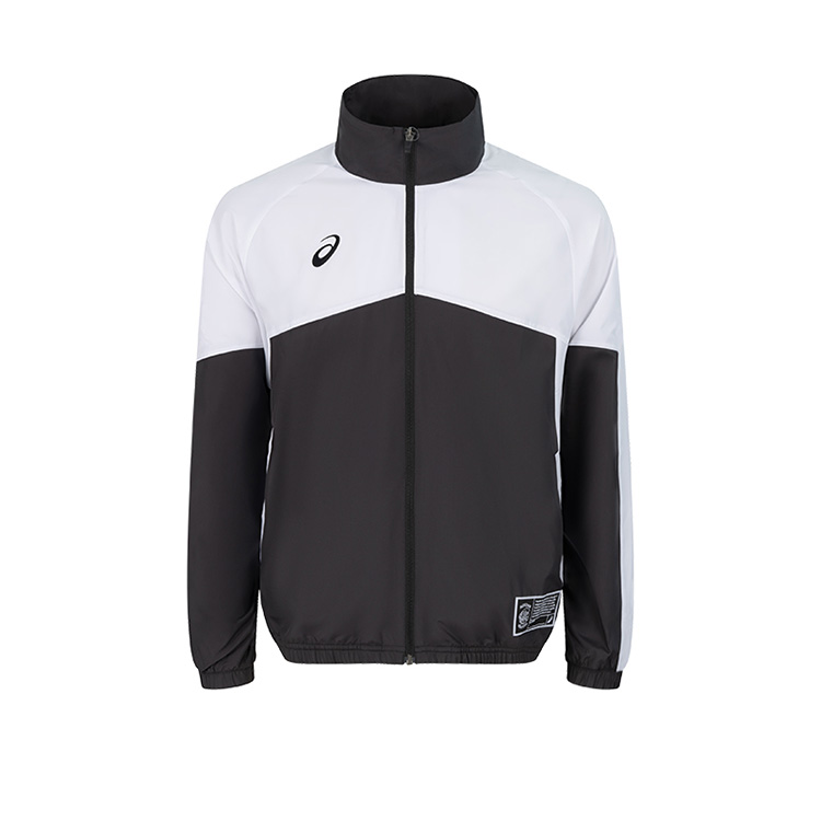 

ASICS Куртка унисекс черно-белая