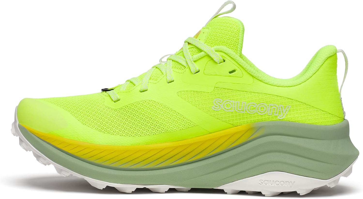 

Мужские трейловые кроссовки Saucony Xodus Ultra 3, Citron/Sage