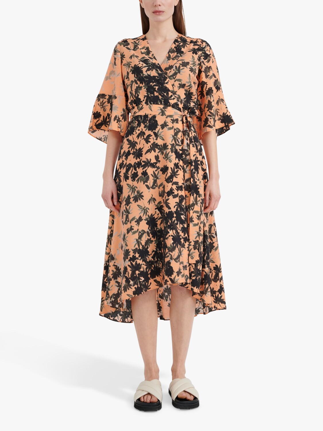 

Платье миди с цветочным принтом InWear Vulio Hazini, коралловый риф, Красный, Платье миди с цветочным принтом InWear Vulio Hazini, коралловый риф