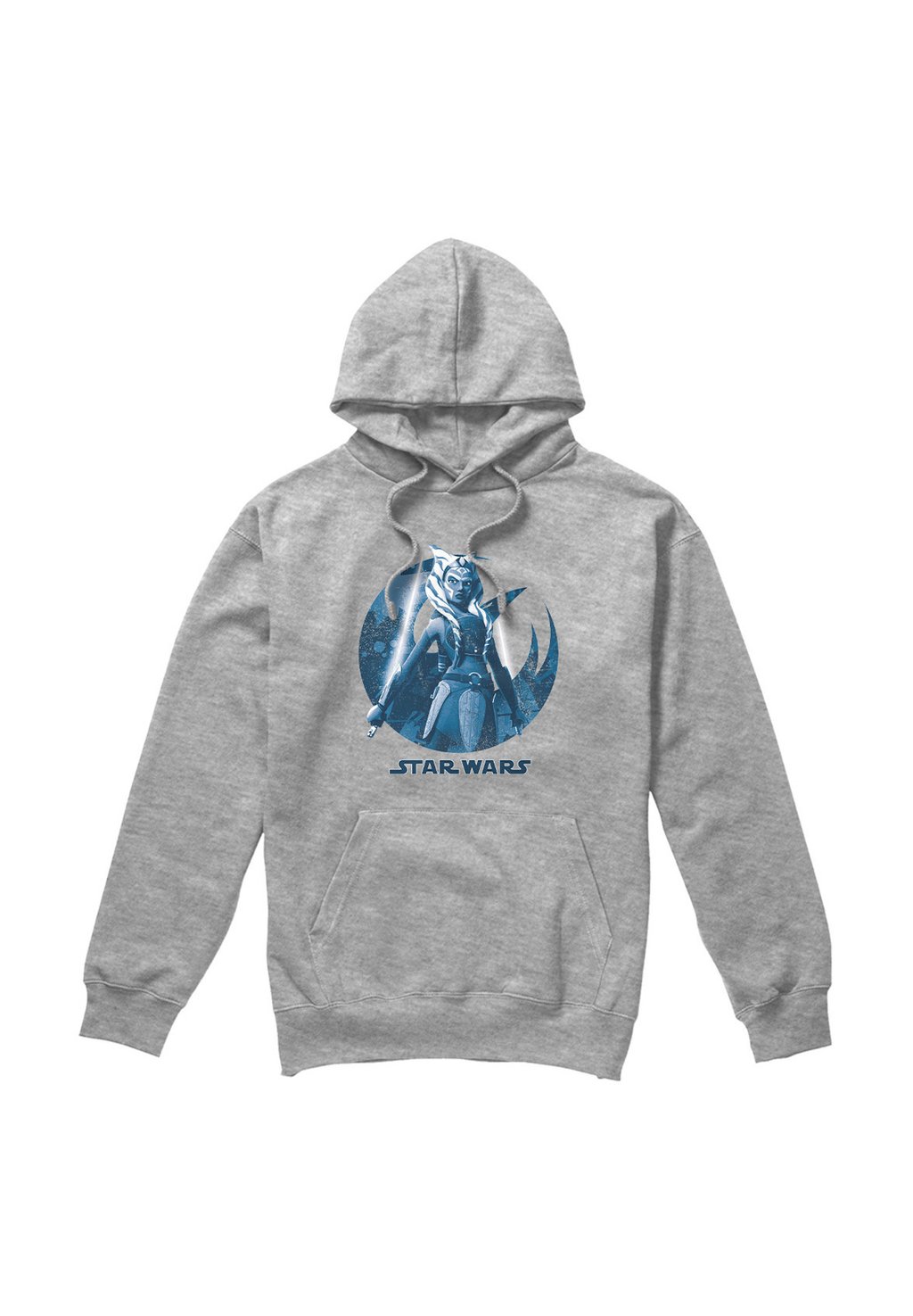 

Толстовка с капюшоном AHSOKA READY PRINT Star Wars, серый