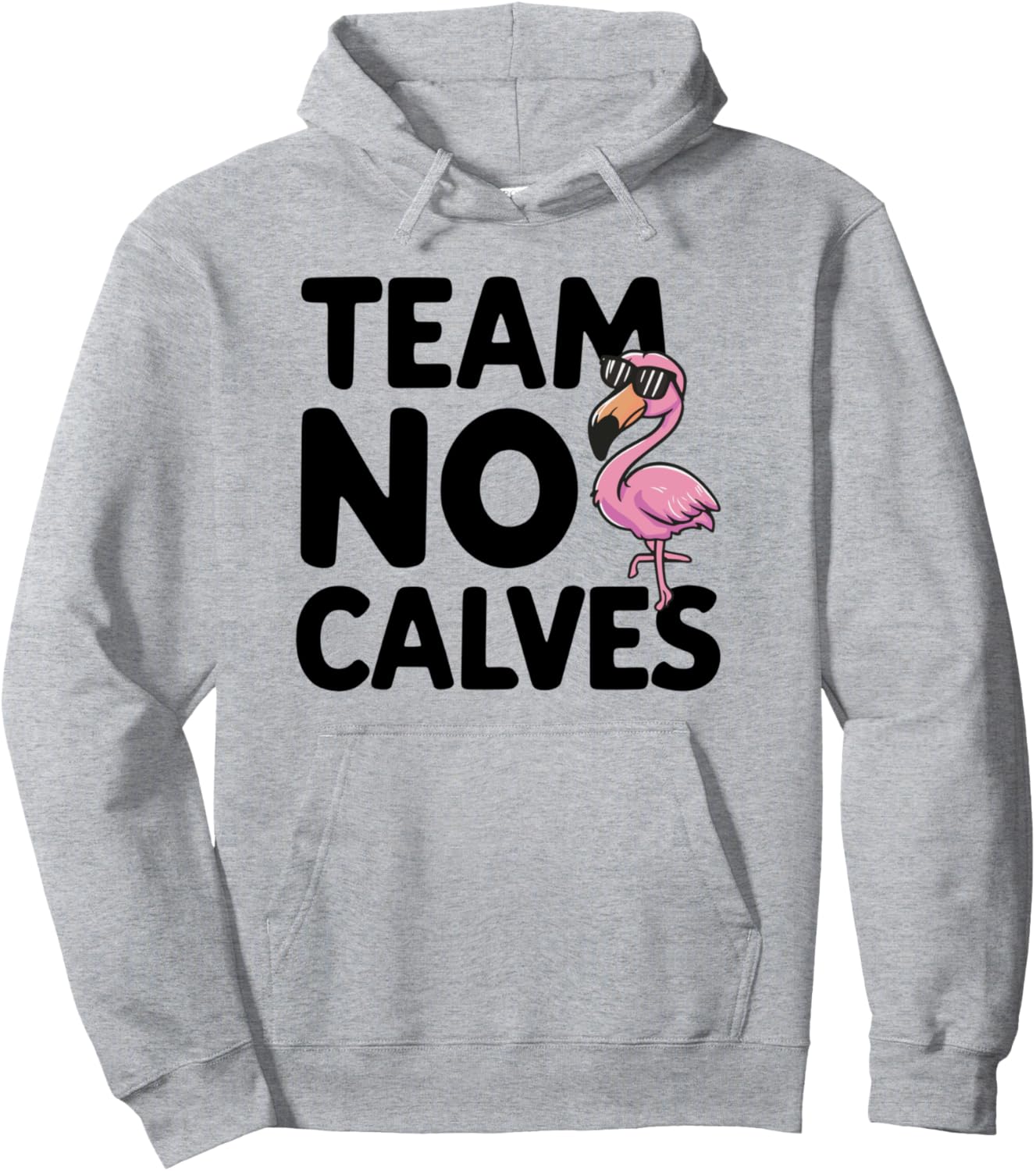 

Толстовка Team Calfless Weightlifting Flamingo Gym Fitness Lifting Fun Hoodie Funny Fitness Gym Apparel, серый