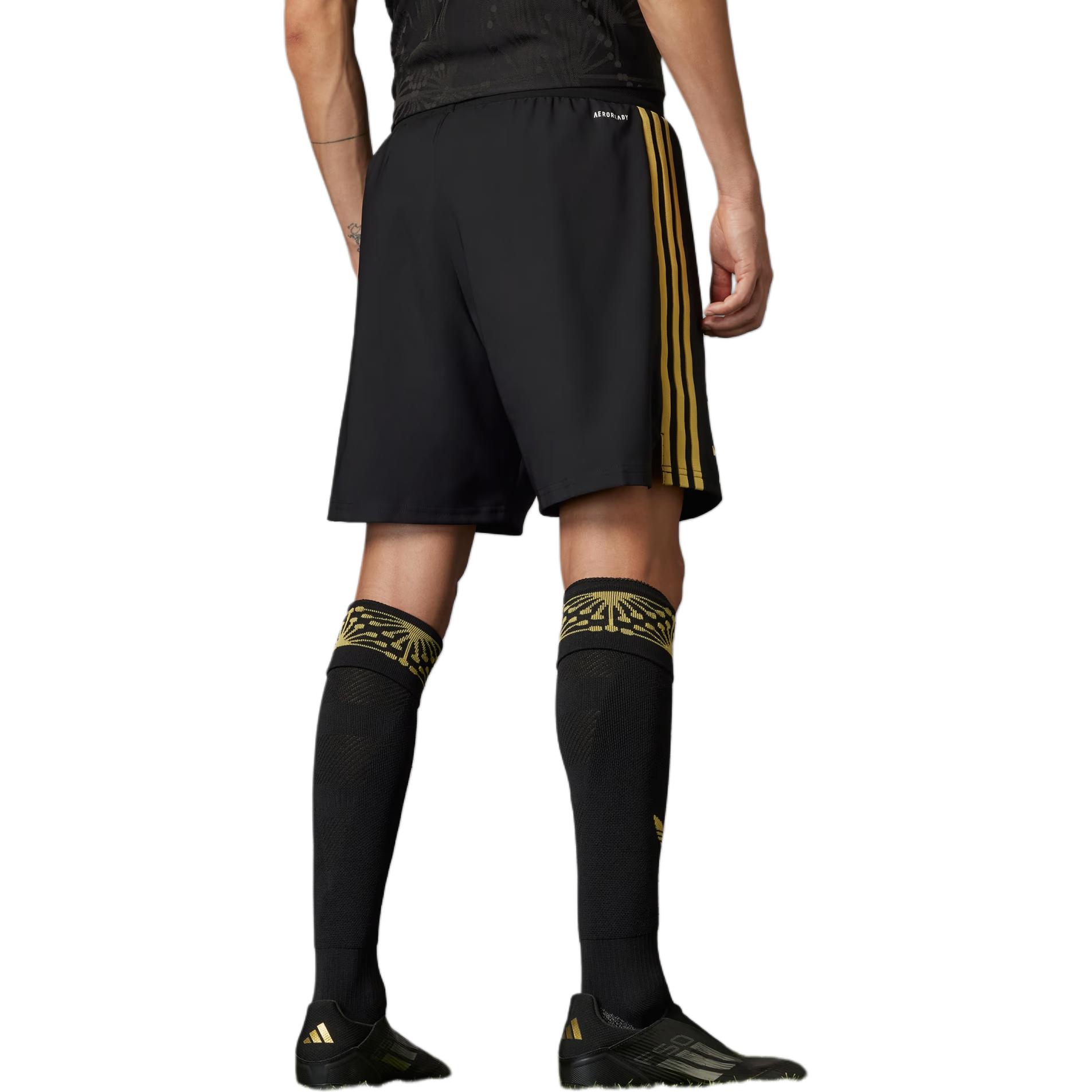Adidas Originals Футболка Mexico 25 Gold Shorts — фото 3