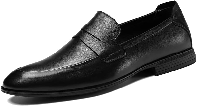 

Мужские классические лоферы MWX черного цвета с декоративным носком «вингтип», без шнурков, формальные туфли