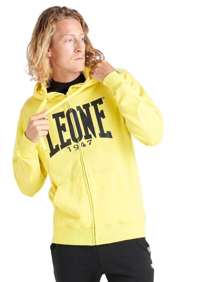 

Мужская толстовка с капюшоном на молнии Leone 1947 Apparel