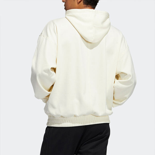 Толстовка adidas Ld Dotd Hd Printing Casual Basketball Sports Pullover White, белый — фото 3