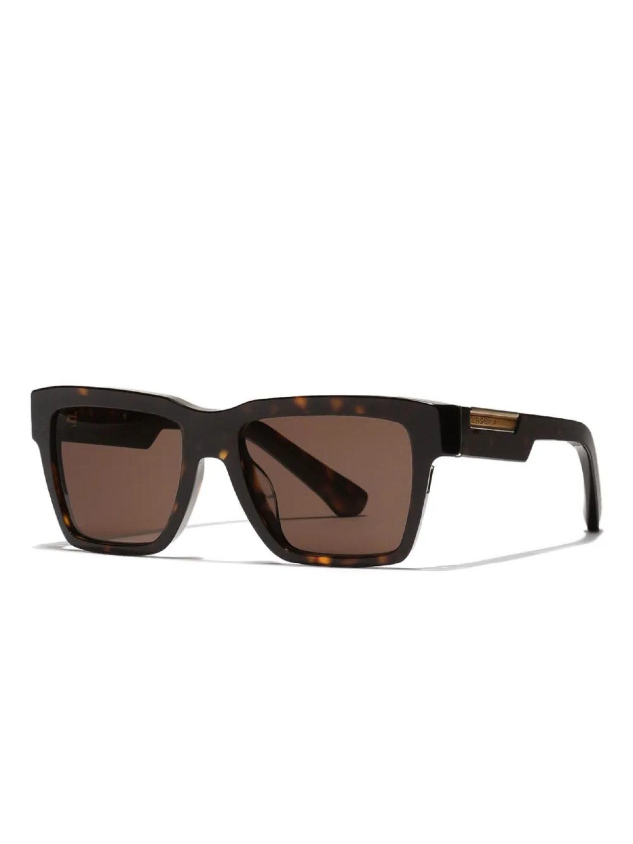 Солнцезащитные очки Dolce & Gabbana Eyewear в квадратной оправе, коричневый — фото 2