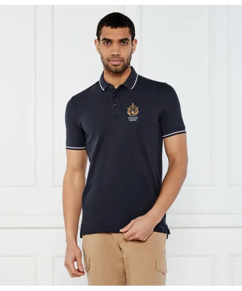 

Футболка поло Slim fit Aeronautica Militare, синий