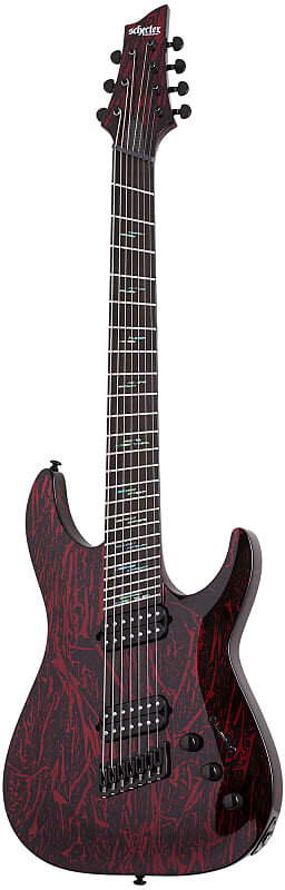 

Электрогитара Schecter 1477 C-7 Multi Scale Silver Mountain Guitar, Ebony Fretboard, Blood Moon