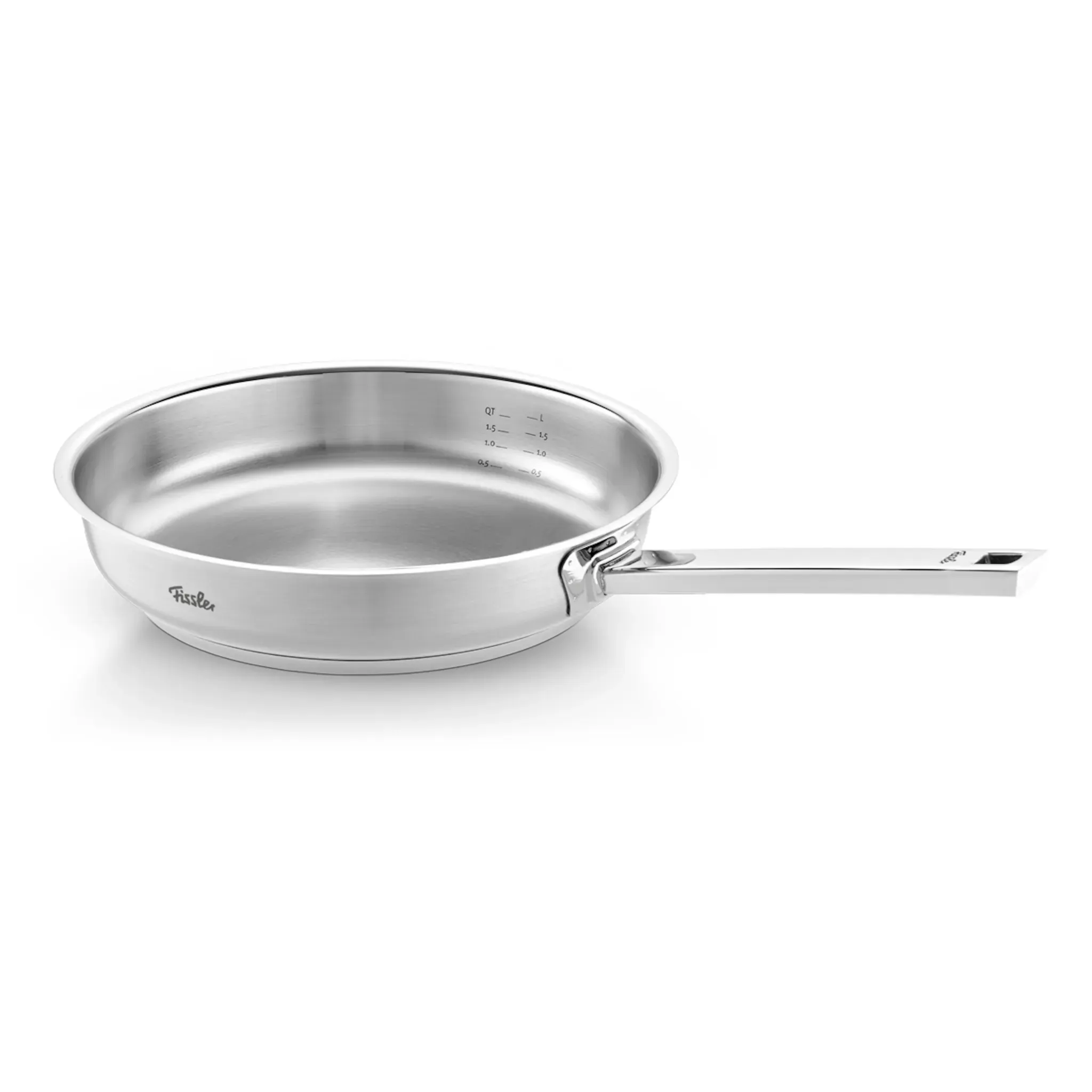 

Сковорода Fissler "Original-Profi Collection", нержавеющая сталь 18/10, (1 шт.), ручки из холодного металла; цельноварочное основание Cookstar;, цвет silberfarben