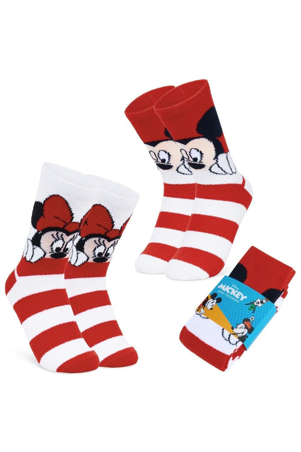 

Пушистые носки с Микки Disney, мультиколор