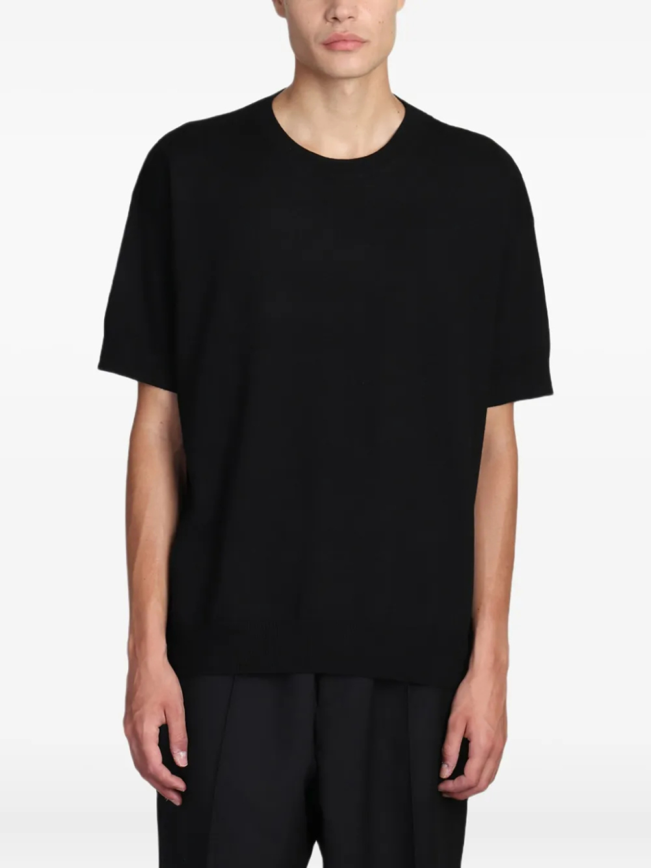 

Футболка Jil Sander с короткими рукавами и круглым вырезом, черный