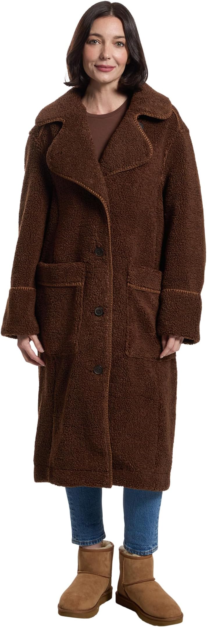 

Женское пальто Sema Uggfluff UGG, Deep Nutmeg